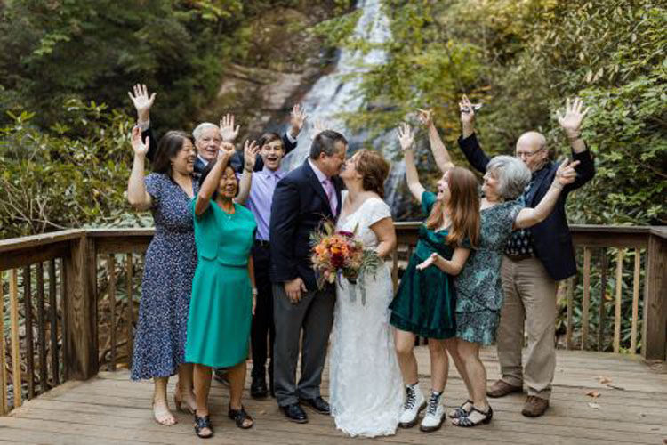 Helton Creek Falls Waterfall Wedding Location 9